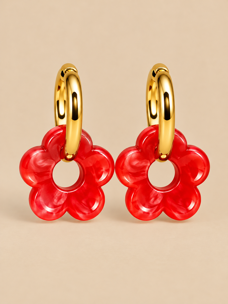 Pendientes Flora